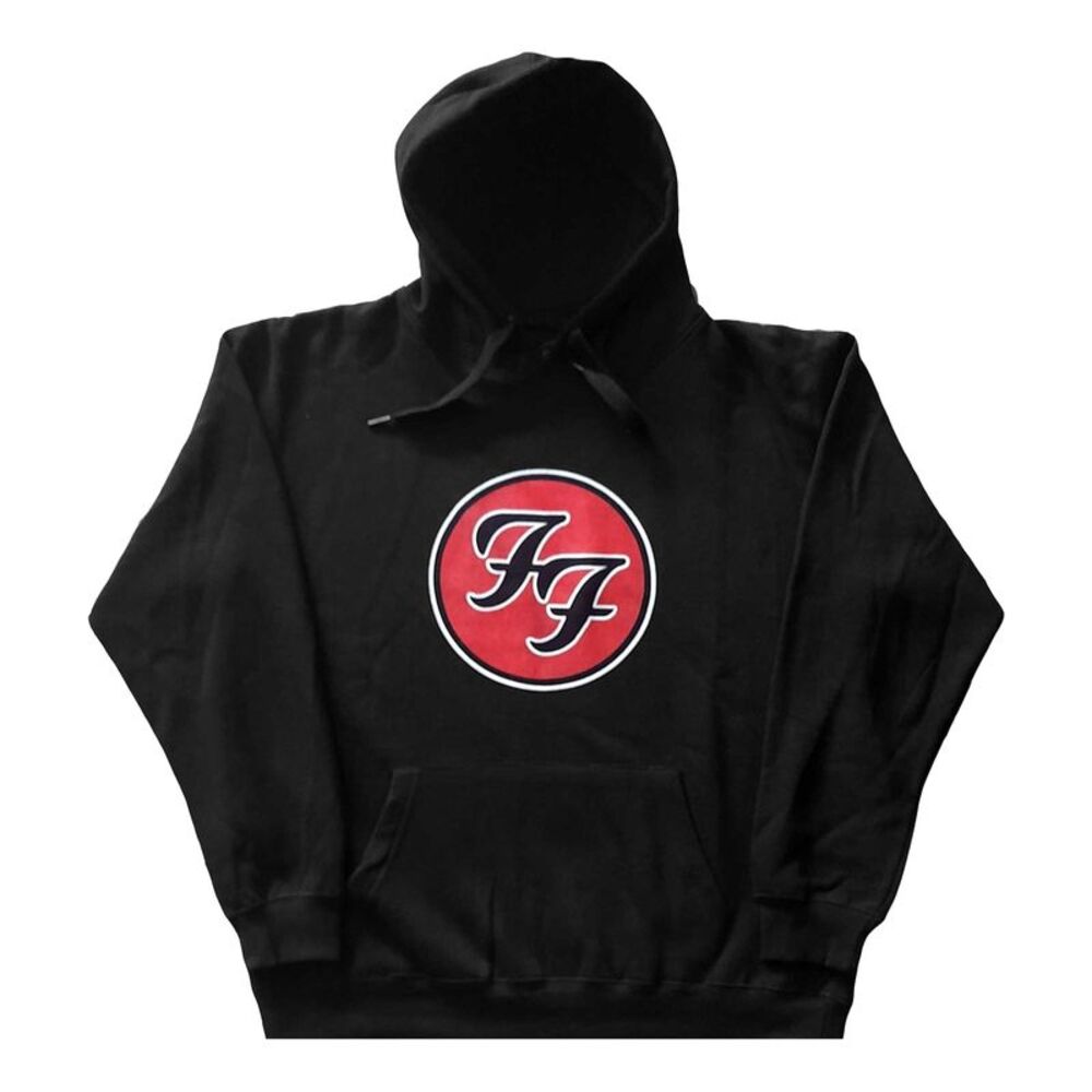 Foo Fighters Unisex Adult Infill Logo Hoodie / Black